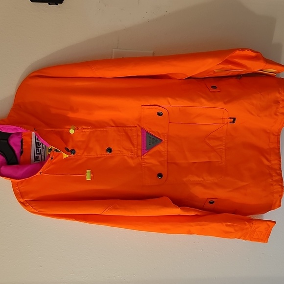 Fera Men Medium Dakota Neon Orange With Fuschia And Yellow - Picture 1 of 8